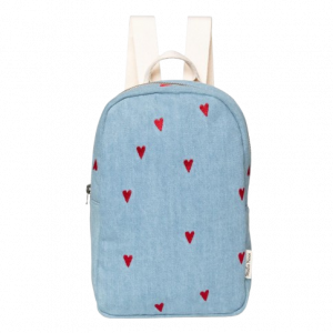 STUDIO NOOS | Denim Hearts – Sac à Dos Mini