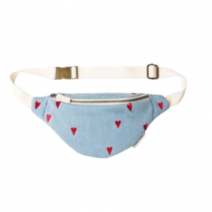STUDIO NOOS | Denim Hearts – Sac Banane Mini