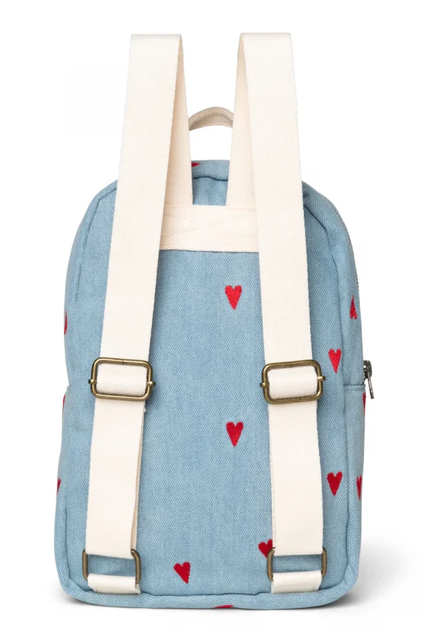 STUDIO NOOS | Denim Hearts – Sac à Dos Mini – Image 3