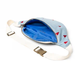STUDIO NOOS | Denim Hearts – Sac Banane Mini