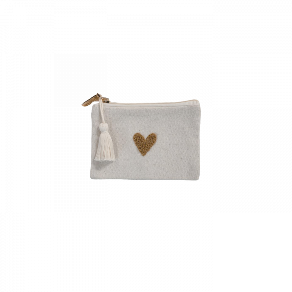 ZAKUW | Porte-Monnaie Love – Beige (A Précommander)