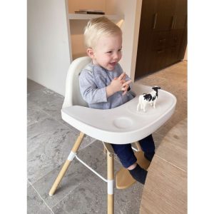 CHILDHOME | Chaise Haute Evolu 2 Naturel Blanc (A Précommander)