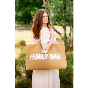 CHILDHOME | Suede Look - Sac à Langer Family Bag (A Précommander)