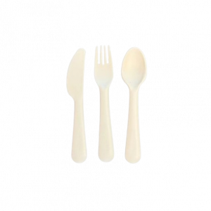 MUSHIE | Ivory - Pack De 3 Couverts