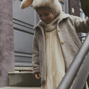 HUTTELIHUT | Cement - Cagoule Teddy Lapin