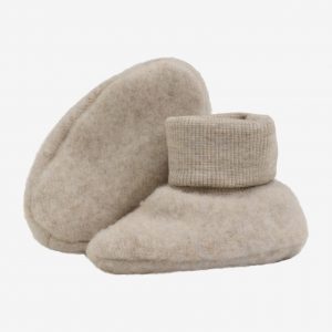 HUTTELIHUT | Camel Melange - Chaussons en Laine Polaire