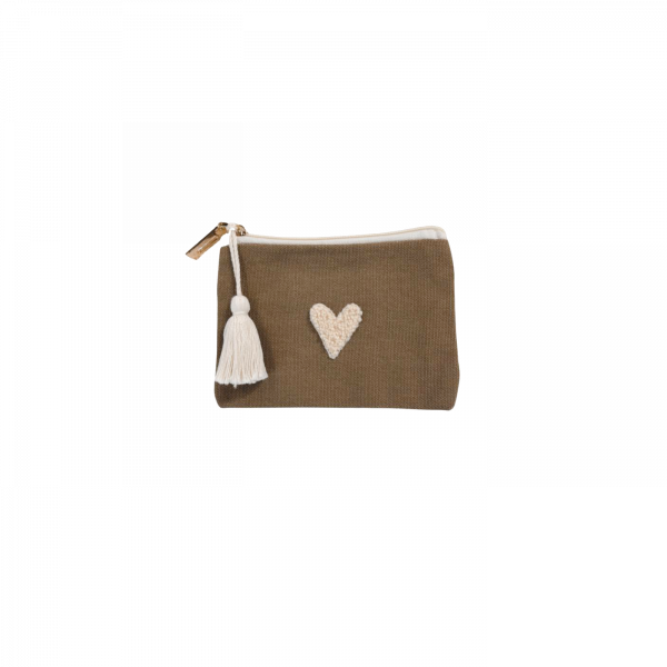 ZAKUW | Porte-Monnaie Love – Taupe (A Précommander)