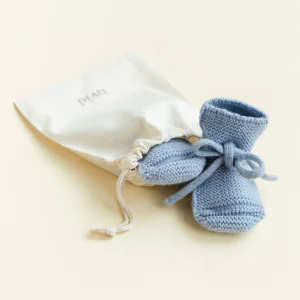 HVID | Chaussons En Laine Light Blue