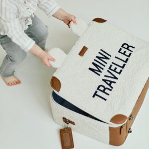 CHILDHOME | Teddy Ecru – Valise Mini Traveller (A Précommander)