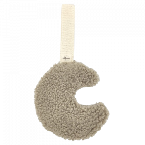 MILLINOON | Souris - Attache Tétine Lune Sherpa