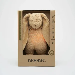 MOONIE | Cappuccino Natur - Moonie Peluche Veilleuse Musicale Lapin