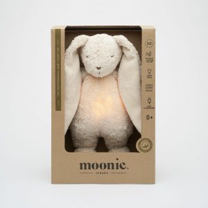 MOONIE | Sand Natur - Moonie Peluche Veilleuse Musicale Lapin