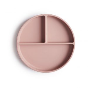 MUSHIE | Blush - Assiette Compartimentée Avec Ventouse