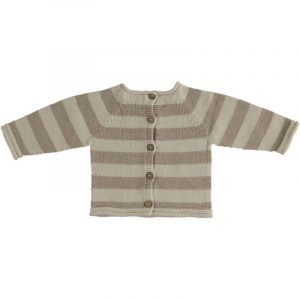 LI&ME | Cream Toast - Pull en Maille Stripes Manley