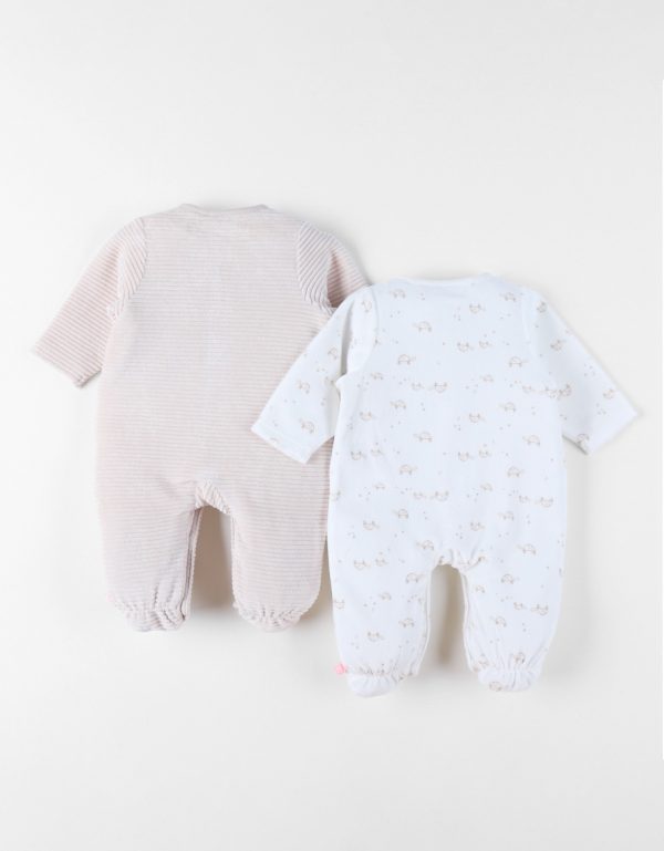 NOUKIE'S | Set De 2 Pyjamas Velours Tortues & Etoiles – Image 3