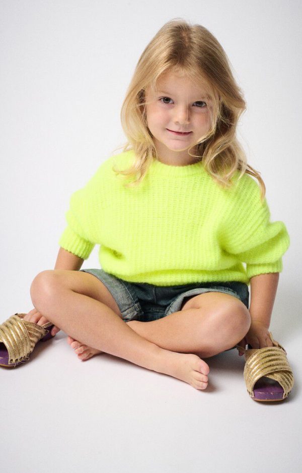 AMERICAN VINTAGE | Jaune Fluo – Pull East – Image 2