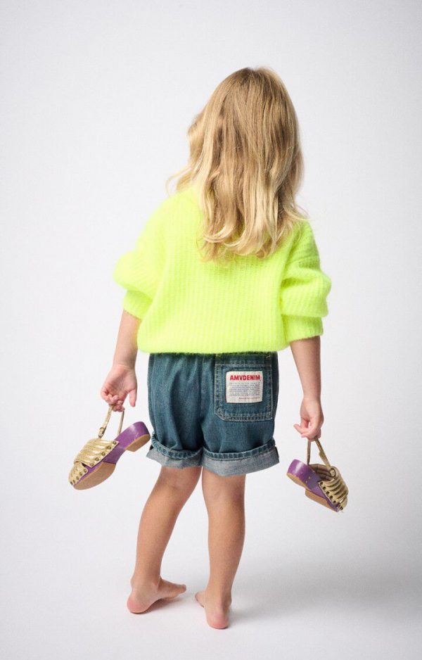 AMERICAN VINTAGE | Jaune Fluo – Pull East – Image 3