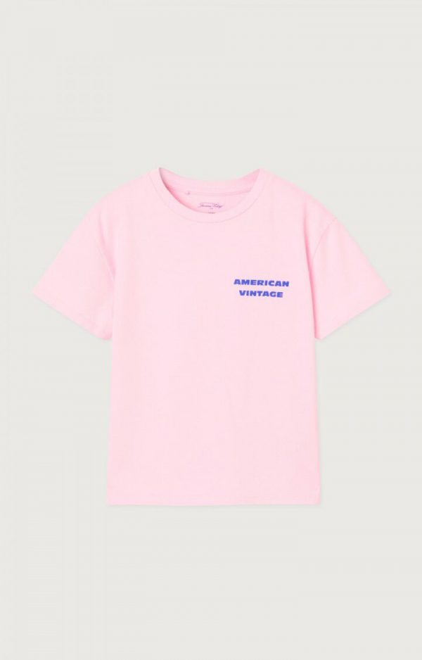 AMERICAN VINTAGE | Baby Pink Vintage – T-Shirt Fizvalley – Image 4