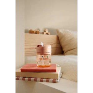 LIEWOOD | Peach/Sea Shell - Gobelet Avec Paille Pavia