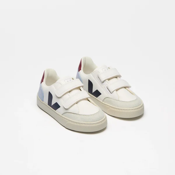 VEJA | V-12 Leather White Multico Steel (A Précommander) – Image 3