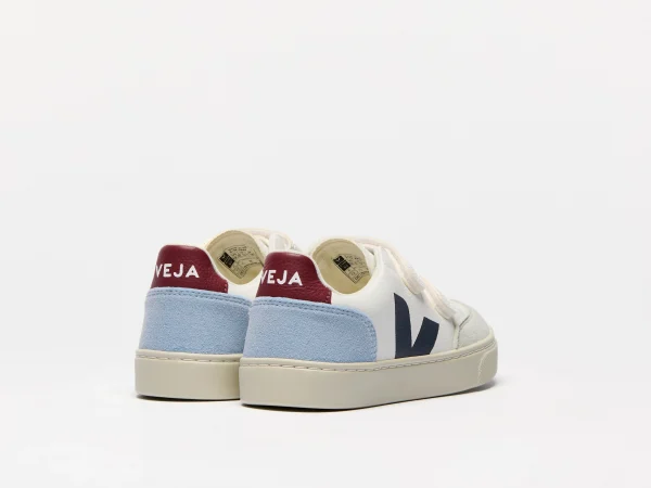 VEJA | V-12 Leather White Multico Steel (A Précommander) – Image 4