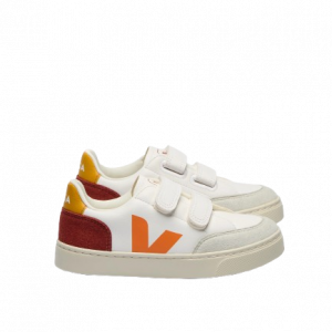 VEJA | V-12 Leather White Multico Rouille