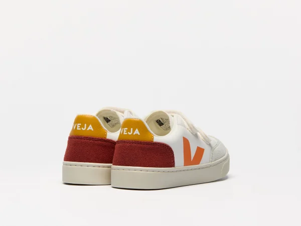 VEJA | V-12 Leather White Multico Rouille (A Précommander) – Image 4