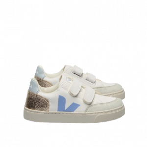 VEJA | V-12 Leather White Multico Olympe